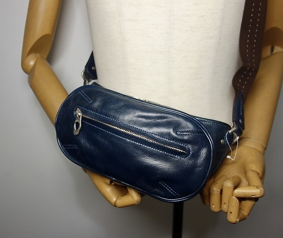 TK 新品近 アニアリ aniary ボディバッグ 紺ネイビー ウエストバッグ ショルダーバッグ 廃盤拍卖