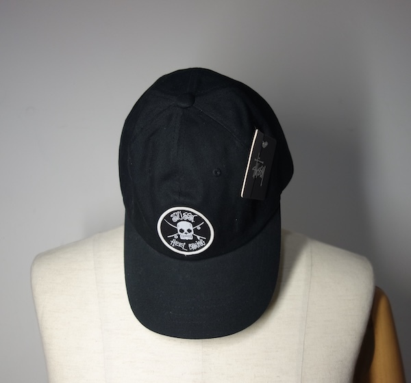 TK 入手困難 レア 新品 STUSSY × HEEL BRUISE CLASSIC CAP キャップ 黒 スカル サーフボード スケボー柄 ヒールブルース 2014年 デッド拍卖