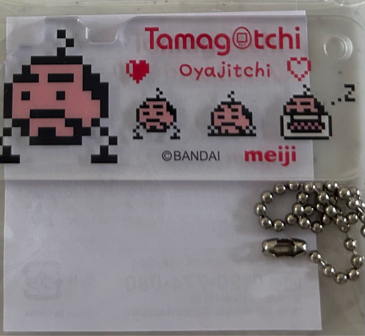 meiji 明治フルーツ 明治いちご たまごっちコラボ アクリルキーホルダー おやじっち 1個拍卖