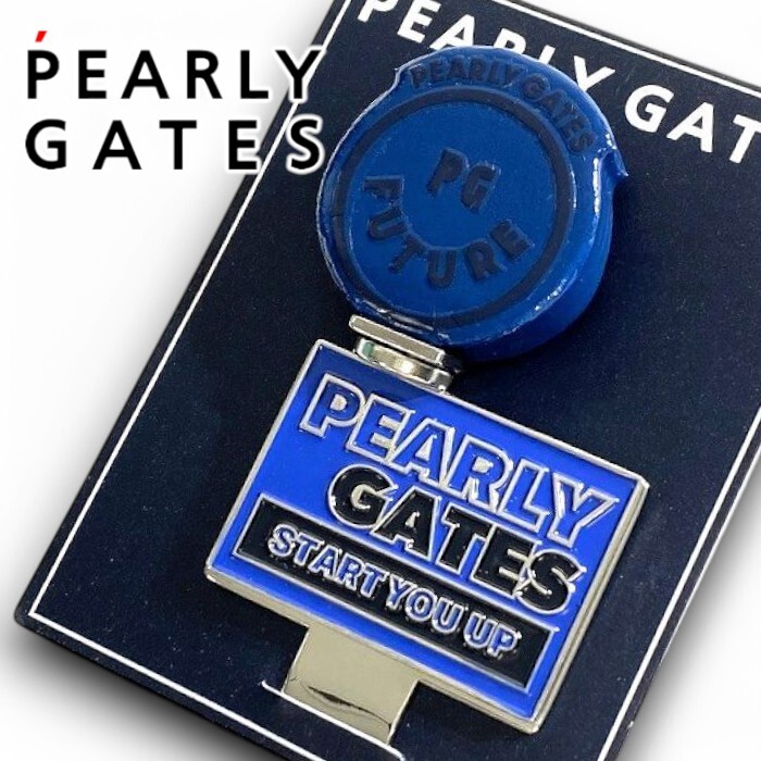 PEARLY GATES パーリーゲイツ 新品 定価9千 ニコちゃん 立体マーカー クリップ式マーカー 2点セット ゴルフ 2184111 110 FR▲010▼50611w02拍卖