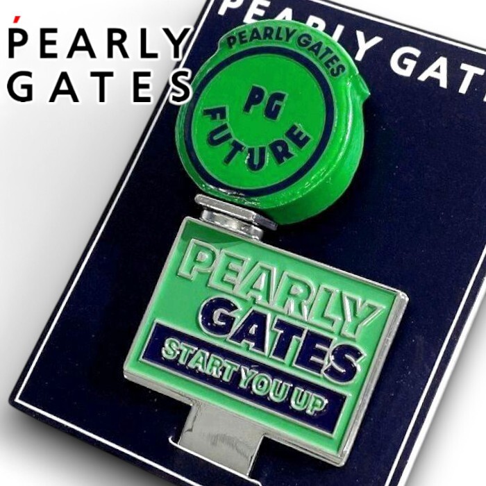 PEARLY GATES パーリーゲイツ 新品 定価9千 ニコちゃん 立体マーカー クリップ式マーカー 2点セット ゴルフ 2184111 140 FR▲010▼50611w03拍卖