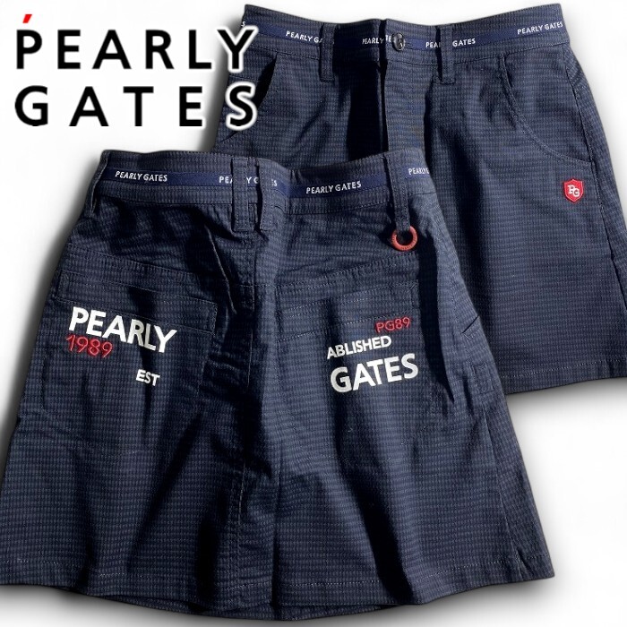 PEARLY GATES パーリーゲイツ 新品 定価2.3万 接触冷感 ストレッチ ミニスカート ゴルフウェア レディース 2234702 120 1 ▲026▼50612w17拍卖