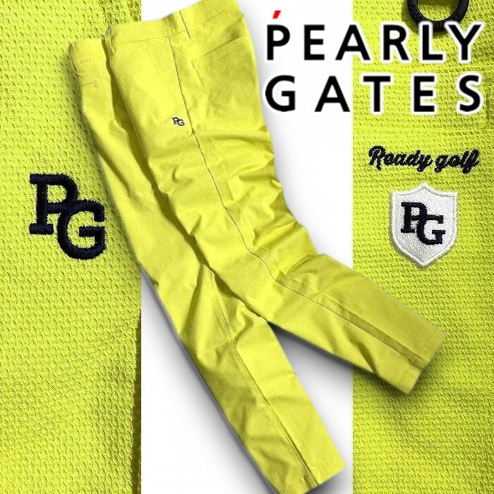 PEARLY GATES パーリーゲイツ 新品 定価2.8万 コットン混ドビー 織り柄 ストレッチ パンツ ゴルフウェア 2231901 130 4 ▲032▼50625w02拍卖