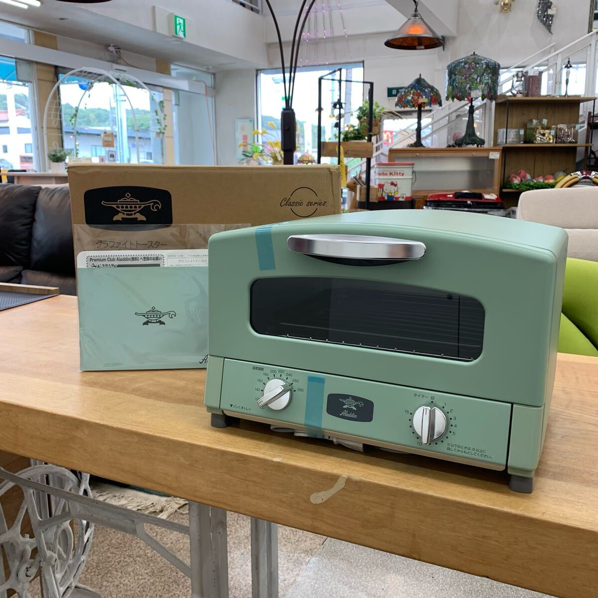 未使用 Aladdin アラジン グラファイトトースター トースト 温度調節機能 タイマー機能付き 2枚焼き 727拍卖