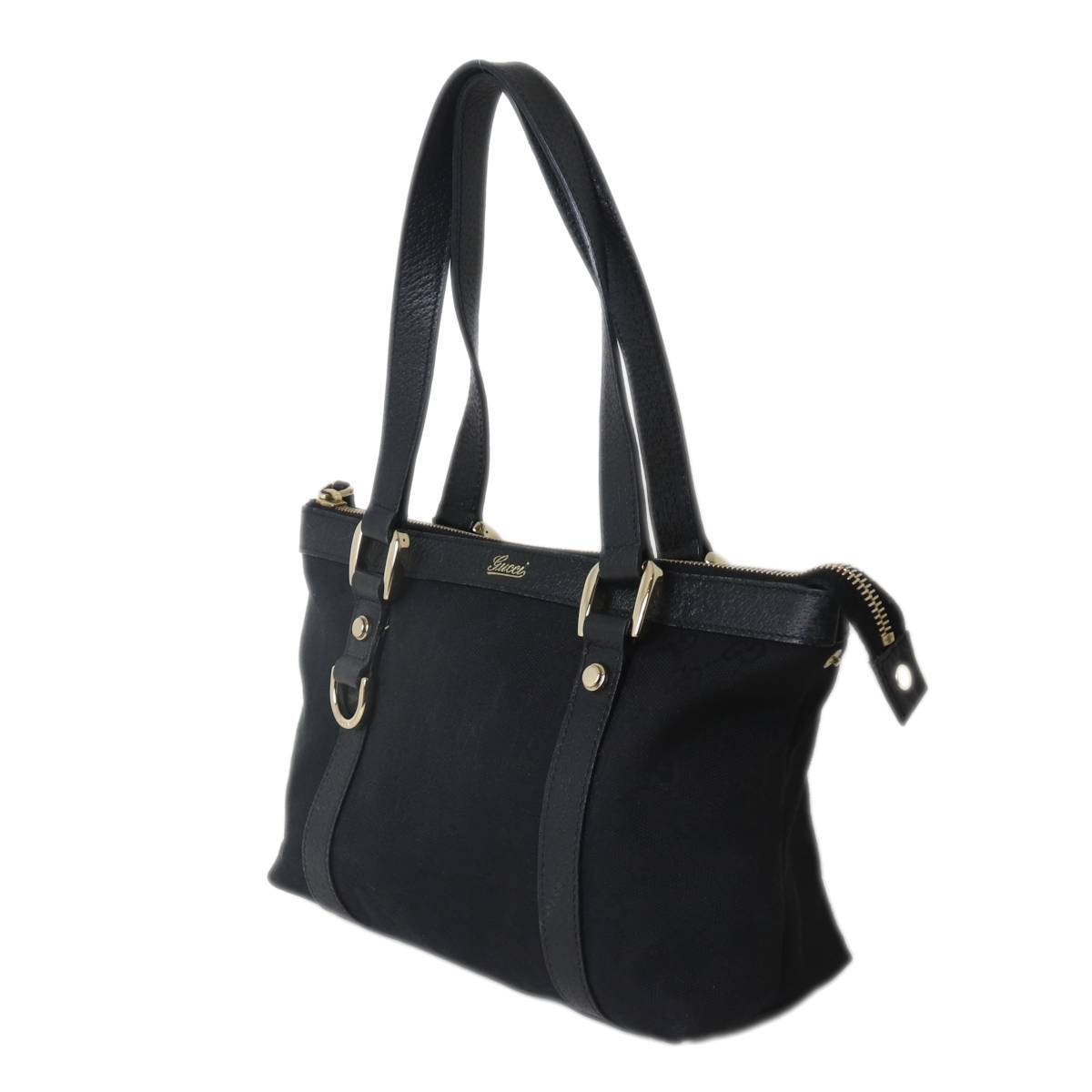 GUCCI/グッチ トートバッグ GGキャンバス ブラック 141471 ES Bランク拍卖