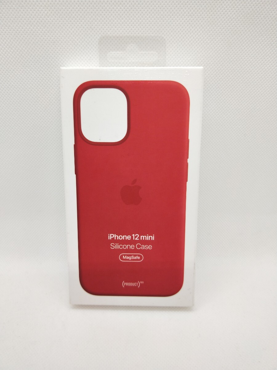 (C25) iPhone12mini用 シリコンケース/ レッド Apple拍卖