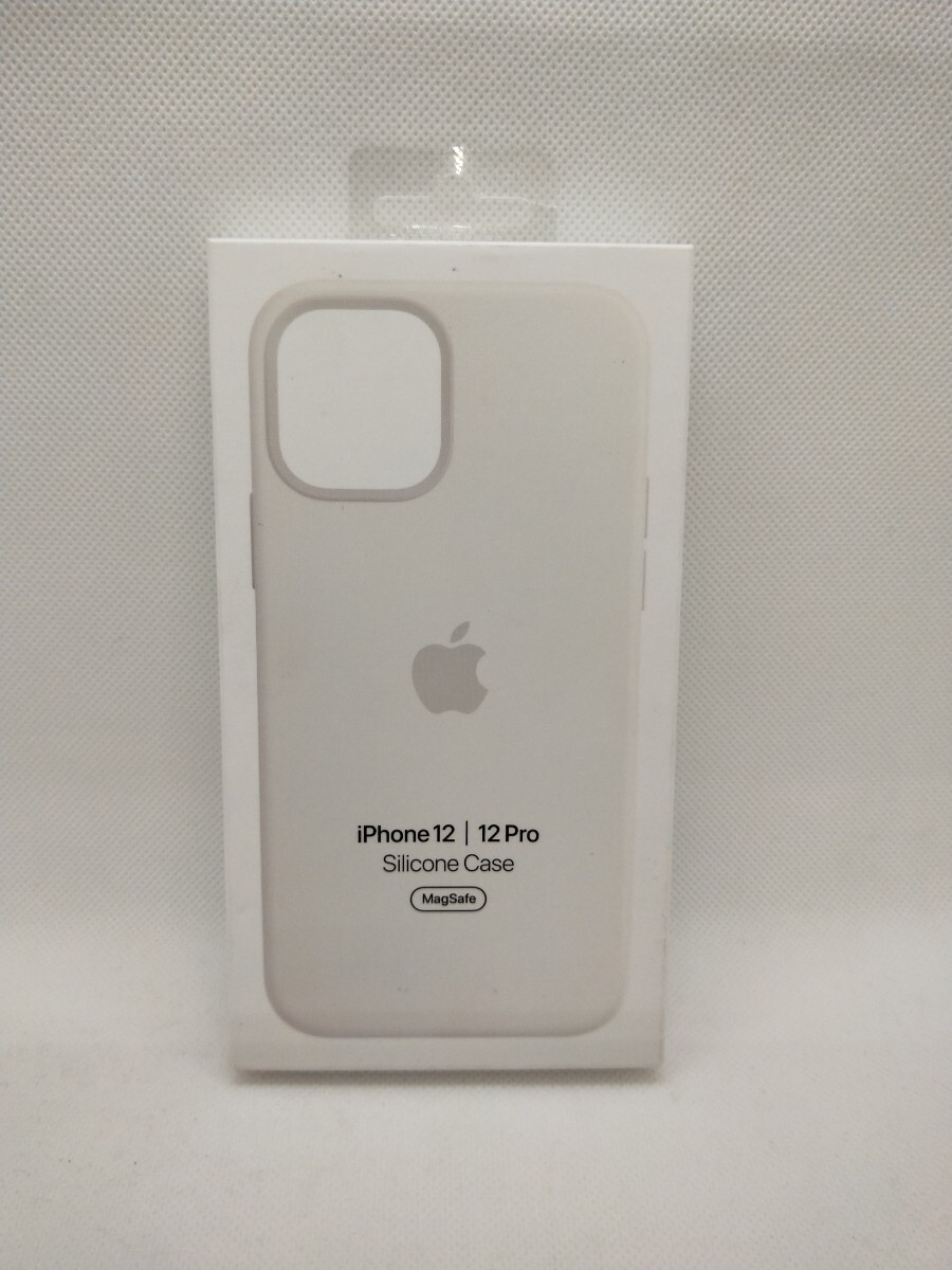 (D05)APPLE  iPhone12/12Pro用 シリコンケース/ホワイト拍卖