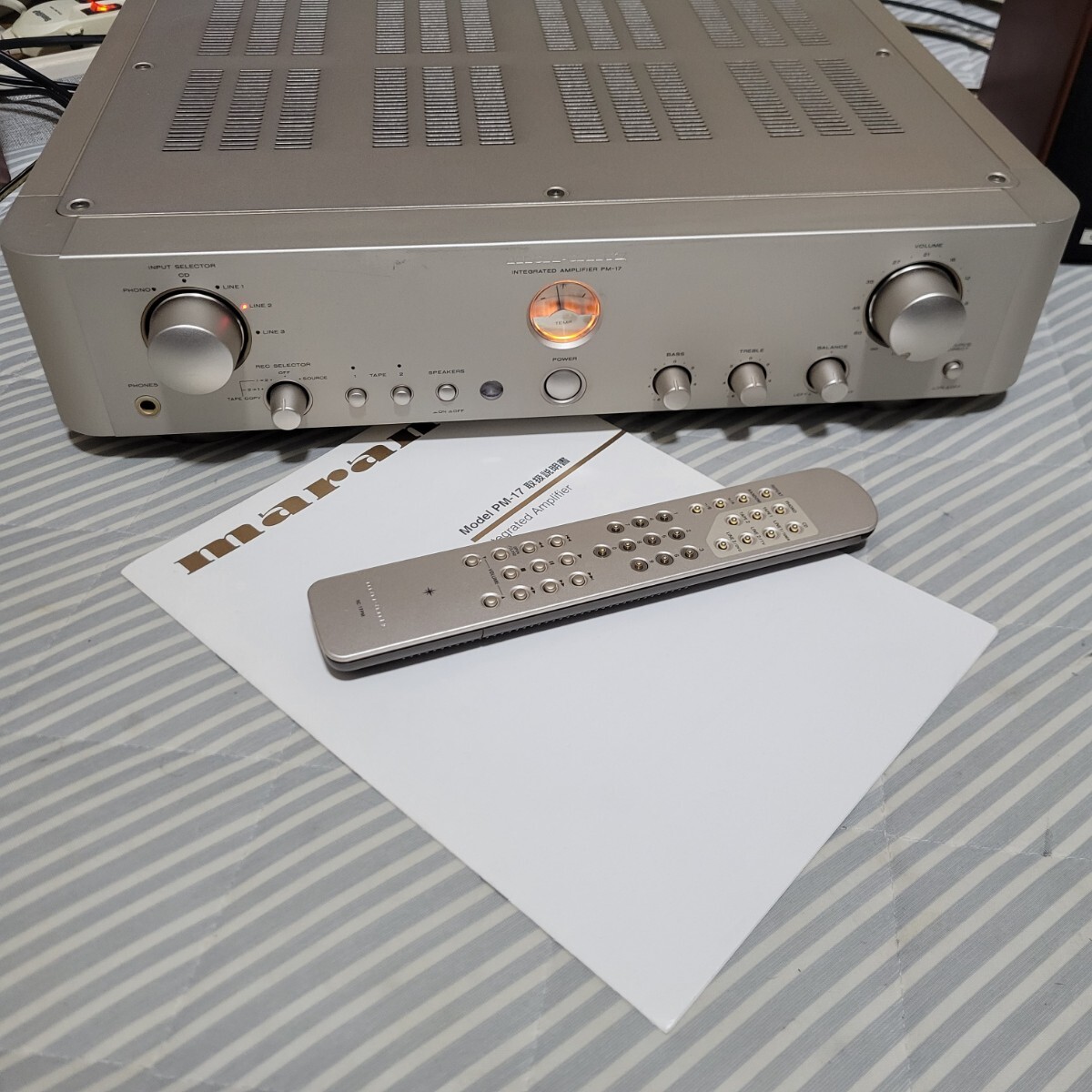 即決 まだ綺麗 marantz PM-17 プリメインアンプ 動作品拍卖