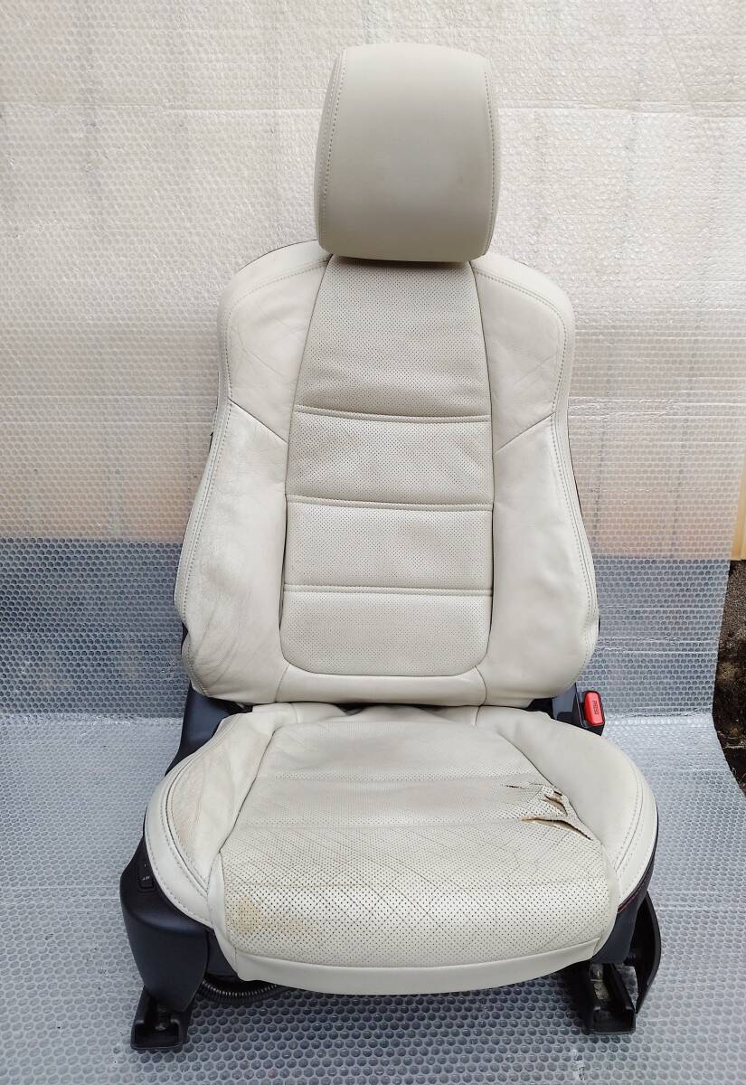 マツダアテンザステーションワゴンLDA―GJ2FW 中期 フロントドライバーシート(運転席)レザー純正H27年 GJ2AW (難あり)拍卖