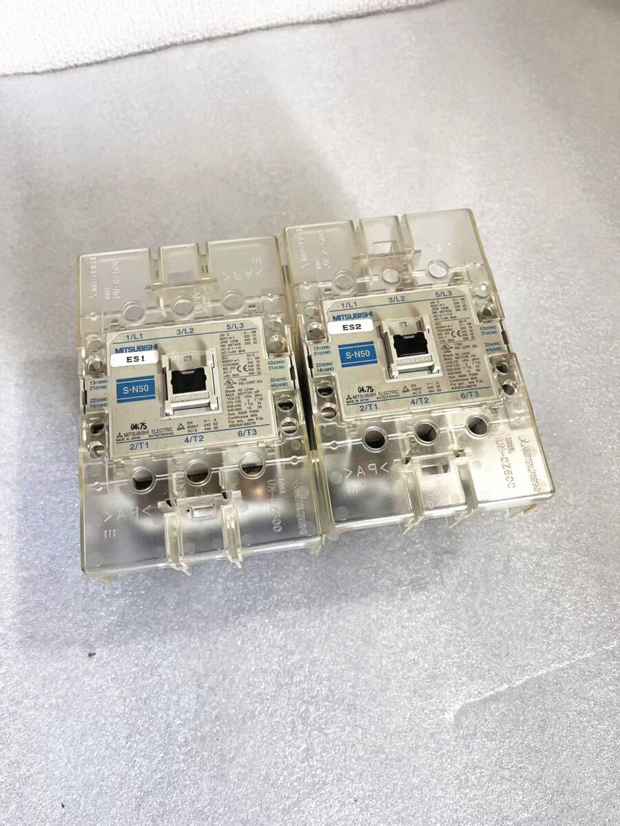 e428★MITSUBISHI S-N50 電磁開閉器 2点セット★拍卖