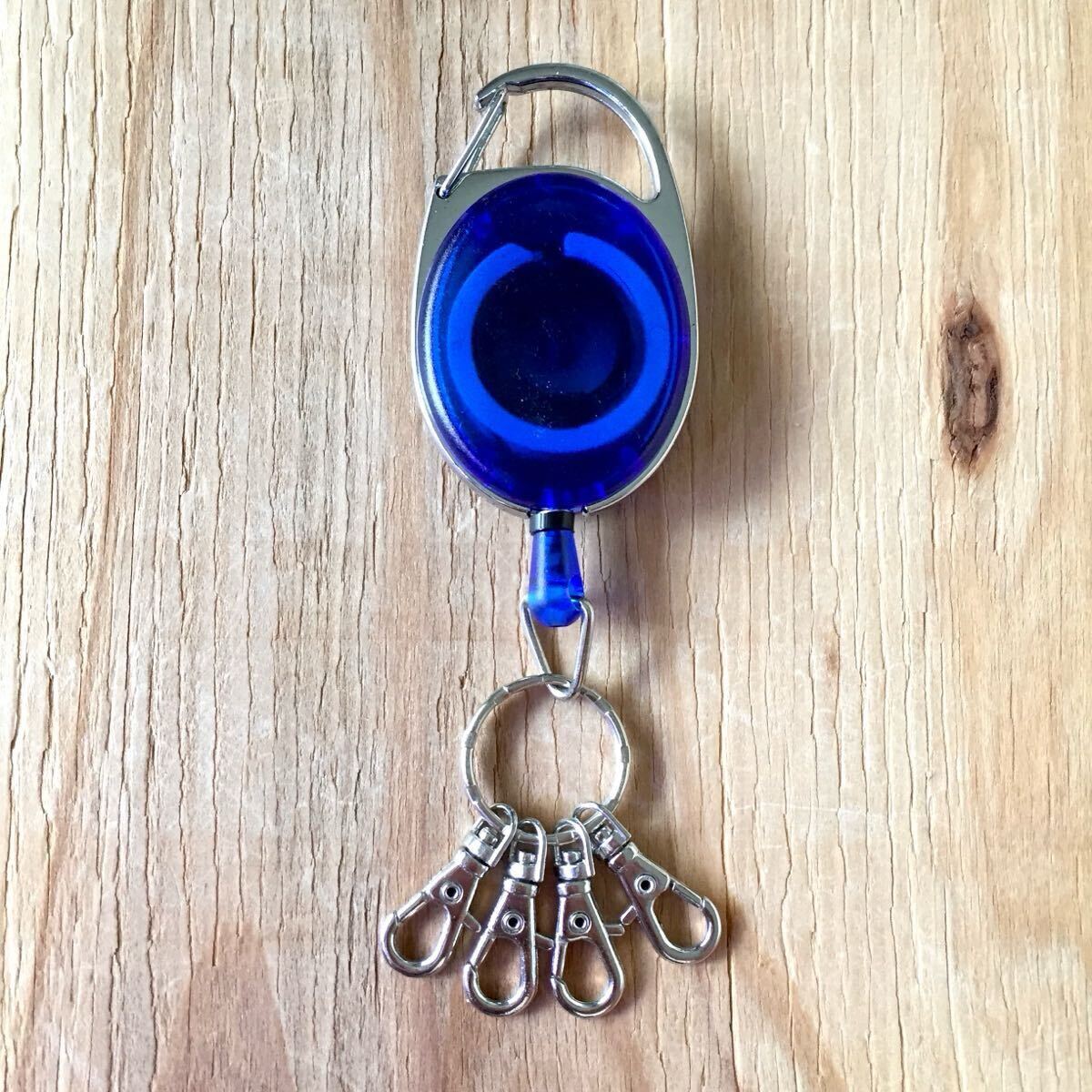 未使用 BEAMS Key back Reel Carabiner type Keyholder ビームス キーバックリール カラビナキーホルダー 日本製 JAPAN MADE EDC OUTDOOR拍卖