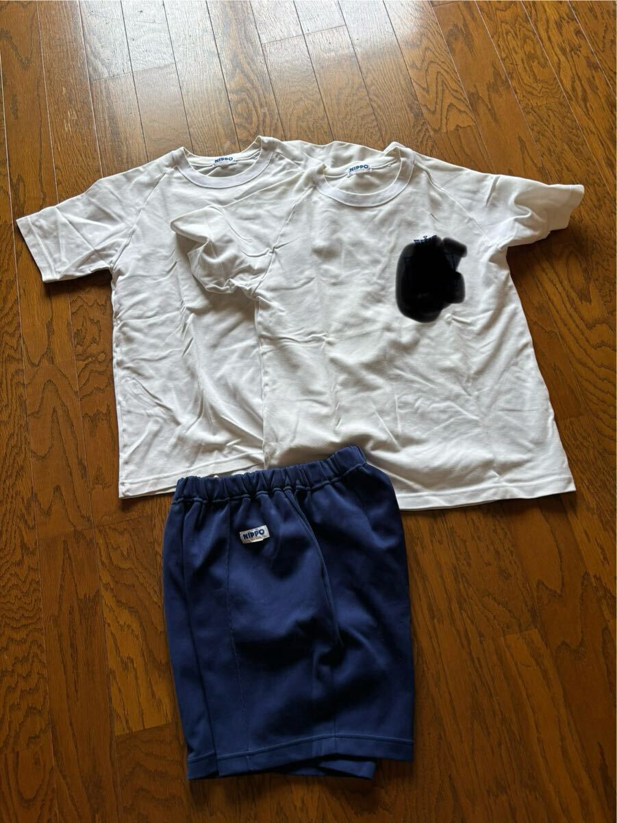 ニッポー NIPPO スポーツ 中学校指定 半袖 2枚 ショートパンツ セット拍卖
