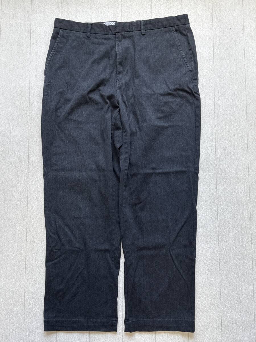 ☆送料無料☆ TOMMY HILFIGER トミーヒルフィガー USA直輸入 古着 ロングパンツ トラウザー メンズ 34 ダークグレー ボトムス 中古 即決拍卖