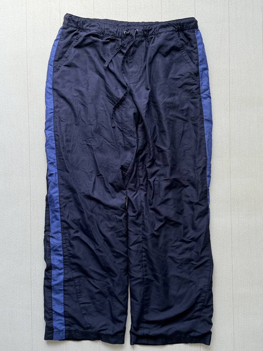 ☆送料無料☆ TEK GEAR USA直輸入 古着 トラックパンツ ジャージ メンズ M ネイビー ボトムス 中古 即決拍卖