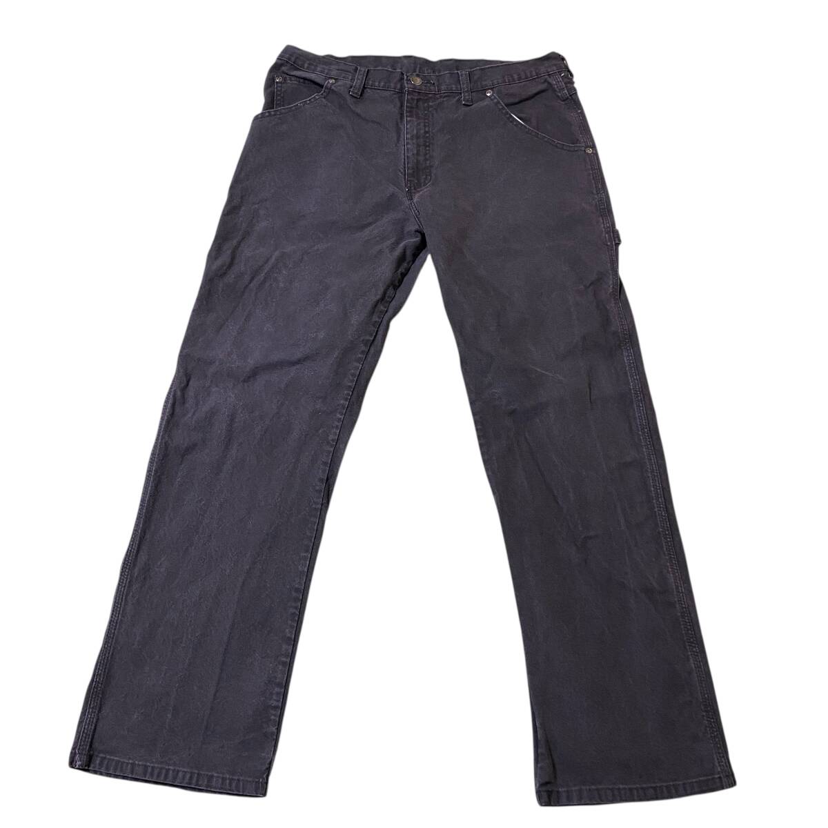 アメリカ古着 ディッキーズ ペインターパンツ ワークパンツ デニム ブラック W34×L34 【T70】拍卖