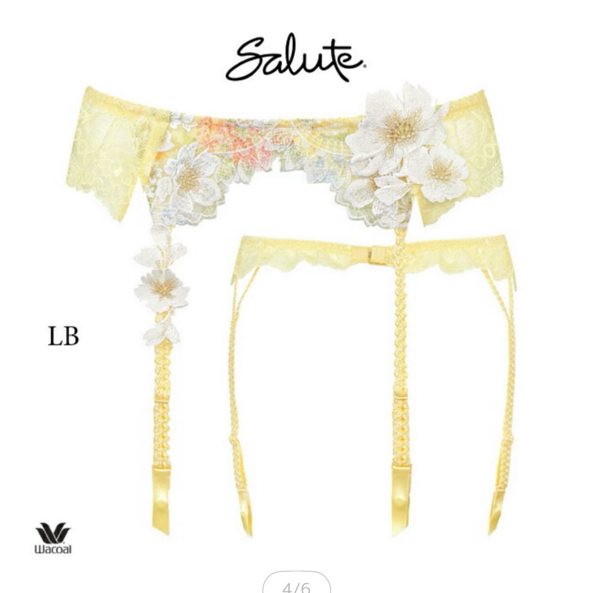 【新品】wacoal サルート 01グループ ガーターベルト Mサイズ YE ワコール salute ガーターベルト 下妻物語 ロココ拍卖