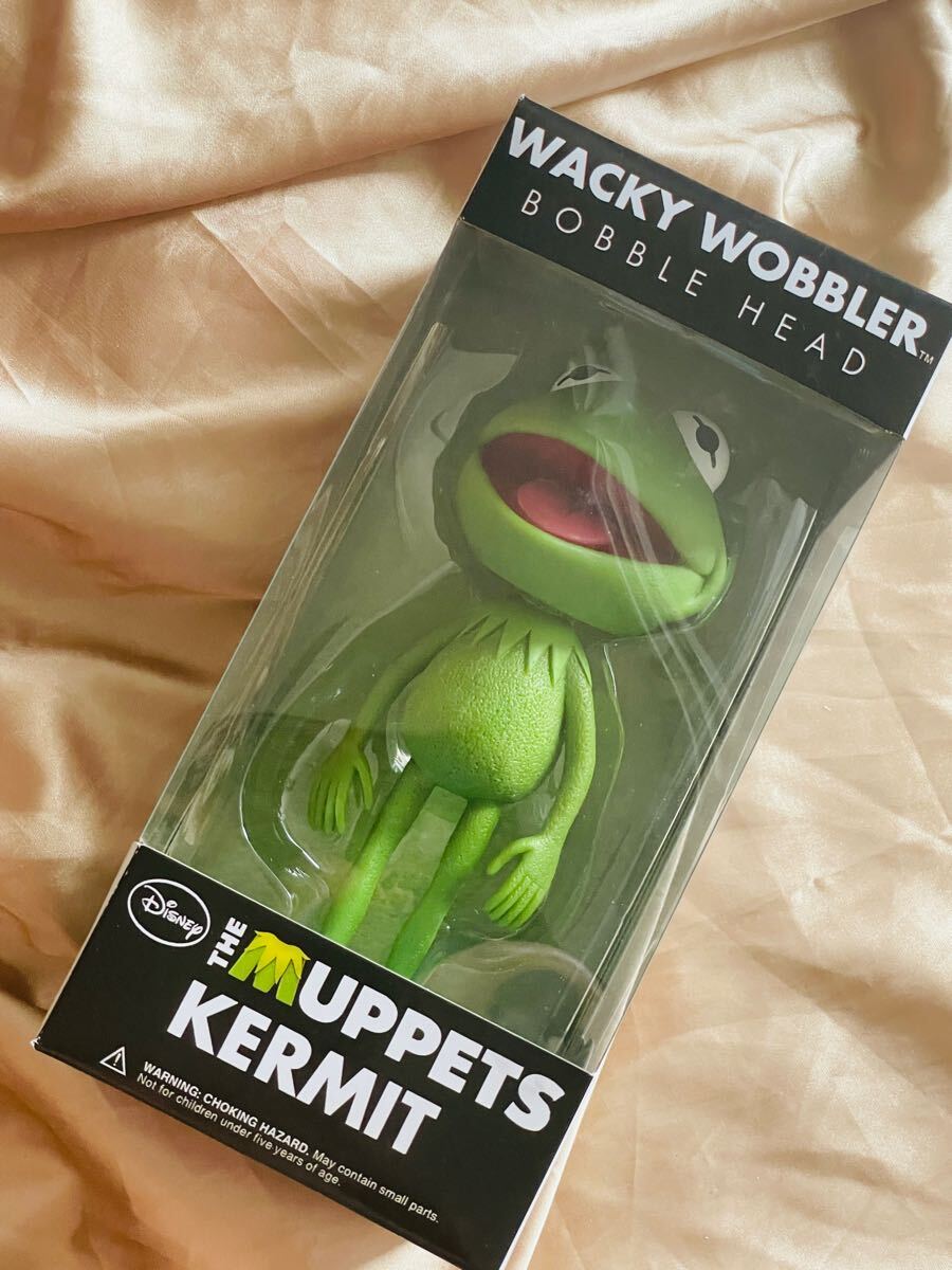 ミット(Kermit the Frog)】bobbing head / ボビングヘッド 首振り人形 FUNKO ファンコアメリカン雑貨 アメトイ拍卖