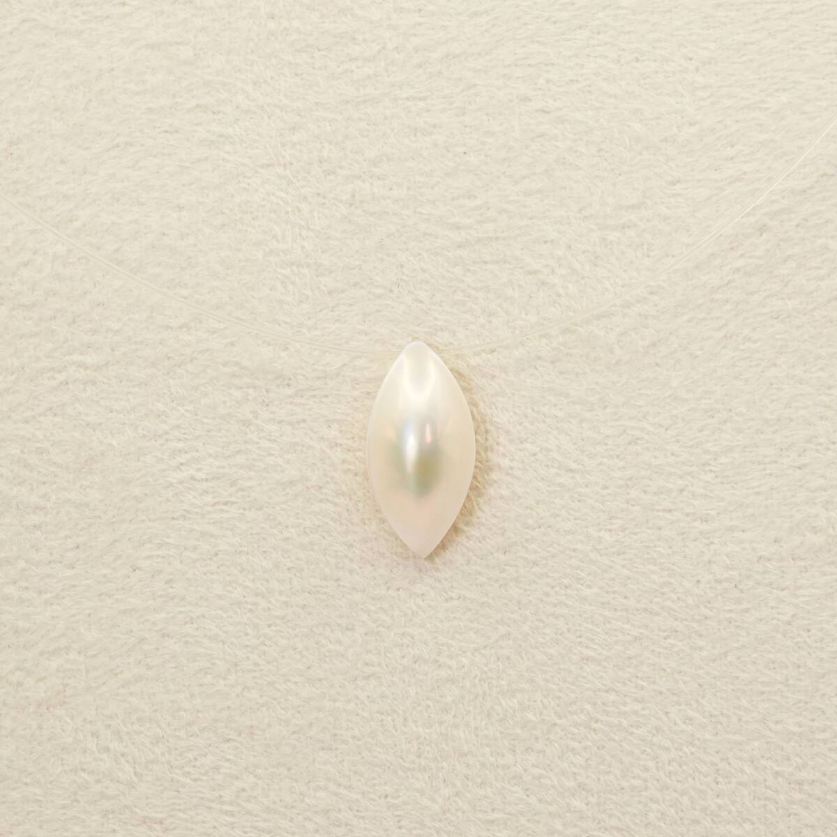 希少 田崎真珠 K18WG マーキス ワイヤー ネックレス/24-3772M拍卖