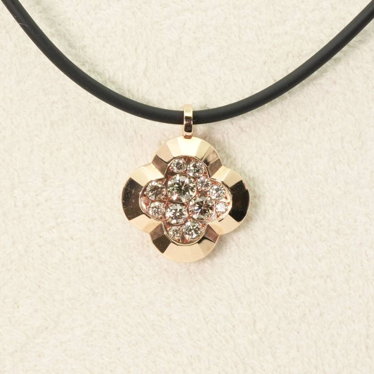 美品 カシケイ アンフォゲッタブル ブラウンダイヤ ネックレス/25-613M拍卖