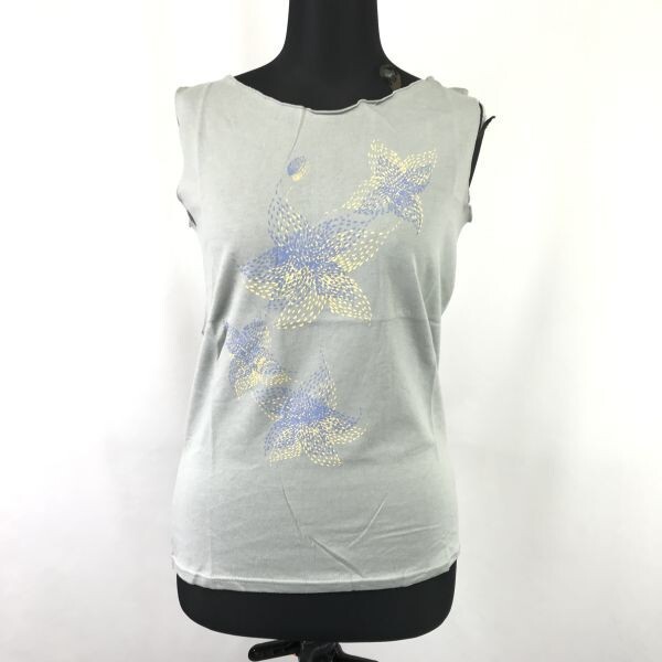新古品/日本製★SHIPS/シップス★ノースリーブTシャツ/タンクトップ【レディースF/S-M程度/グレー/gray】◆BH955-b拍卖