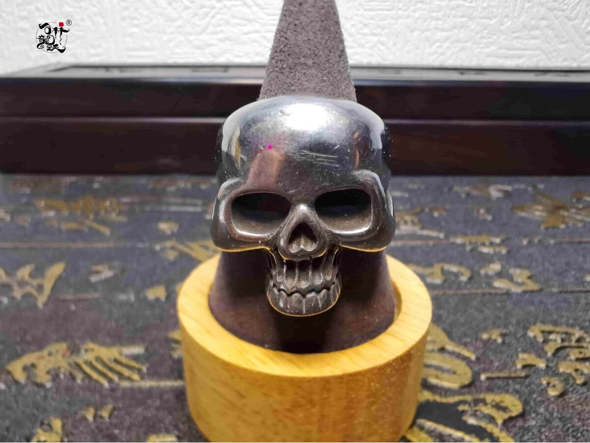 ファッション トレンド レトロ 髑髏 チタン製リング拍卖