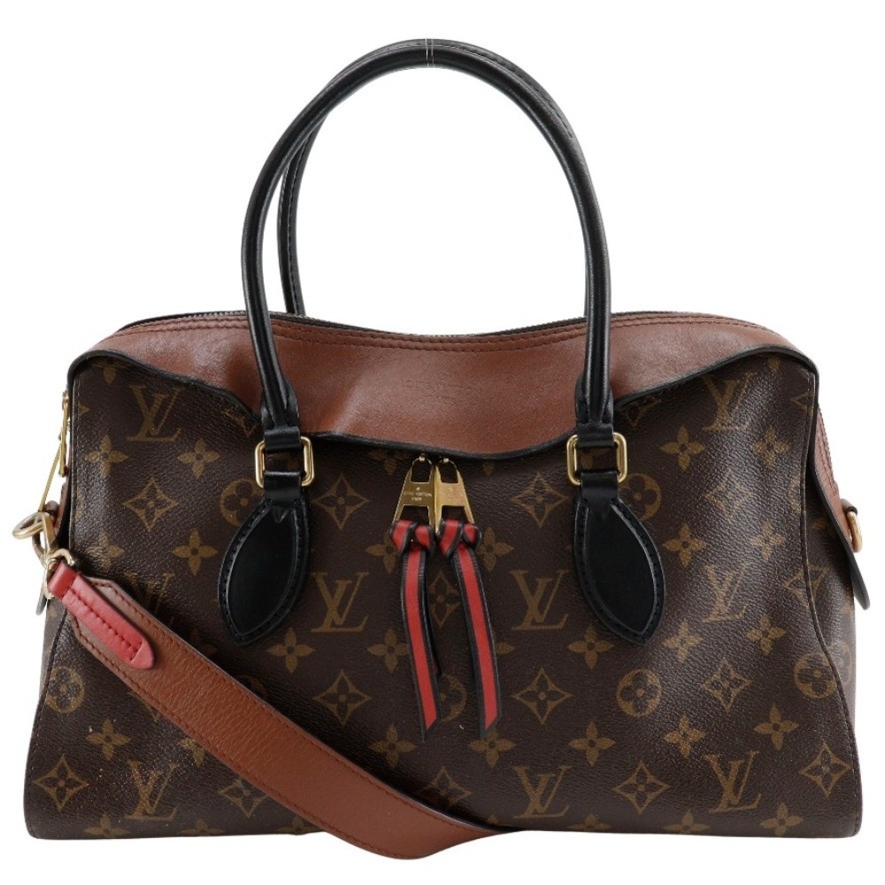 LOUIS VUITTON ルイ・ヴィトン テュイルリートート 2WAYショルダー M41456 ハンドバッグ モノグラムキャンバス 茶【I141725022】中古拍卖