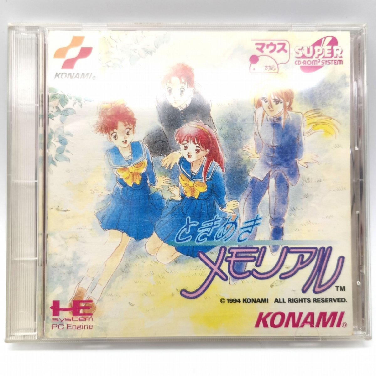 KONAMI(コナミ)・『ときめきメモリアル』・PCエンジン・SUPER CD-ROM2・動作未確認・No.250529-29・梱包サイズ60拍卖