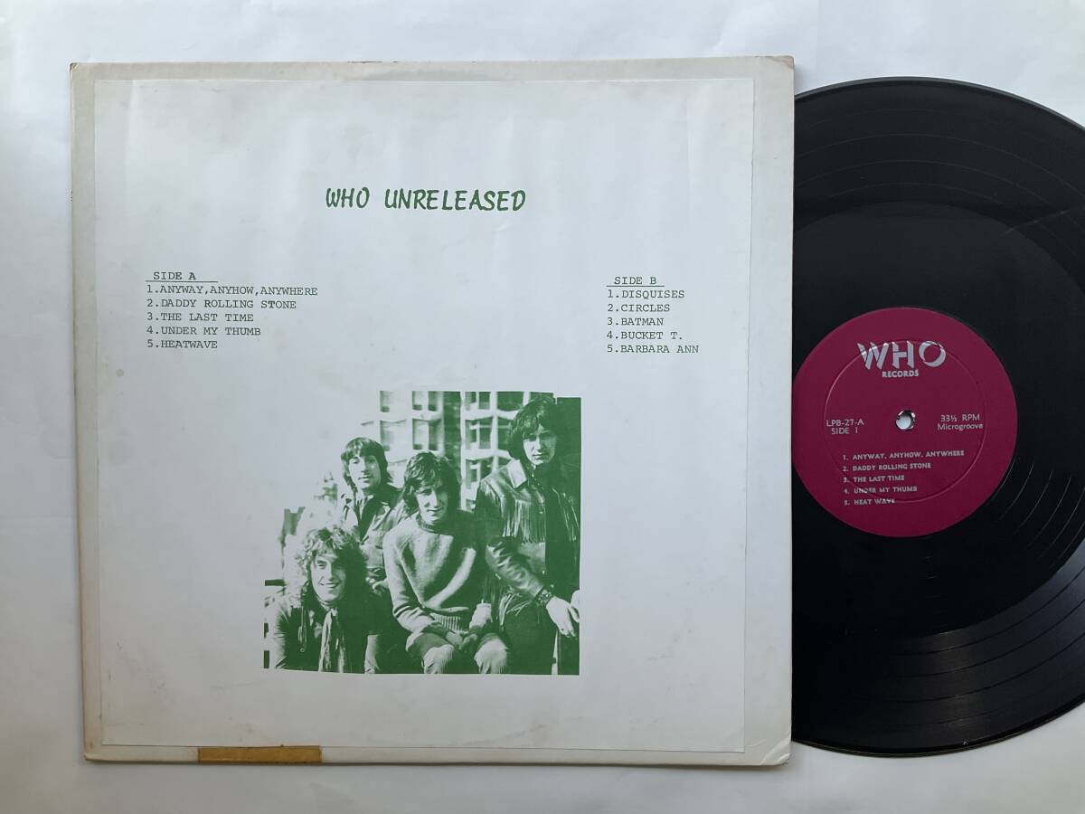 L63●LPレコード who / unreleased拍卖