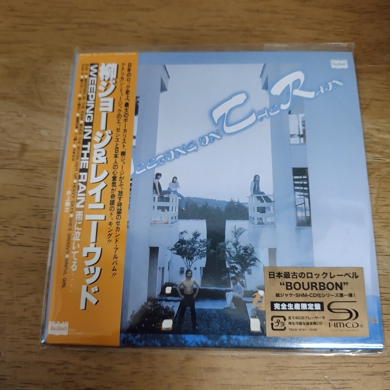 CD 紙ジャケ/柳ジョージ&レイニーウッド WEEPING IN THE RAIN 雨に泣いてる/帯付・完全生産限定盤/SHM-CD拍卖