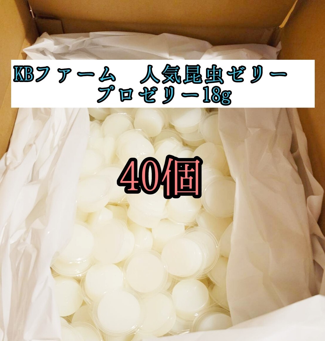 人気昆虫ゼリー KBファーム プロゼリー18g 40個 カブトムシ クワガタ クワカブ ドルクスゼリー 小動物 モモンガ ハムスター拍卖