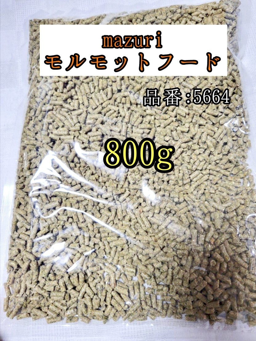 【送料無料】5664 マズリ モルモットフード800g 小動物 ギニアピッグ 牧草 チモシー mazuri拍卖