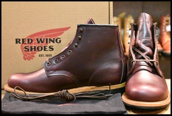 【7.5D 箱付 未使用 24年】レッドウィング 9419 ベックマン ブラックチェリー エクスカリバー プレーントゥ ブーツ redwing HOPESMORE拍卖
