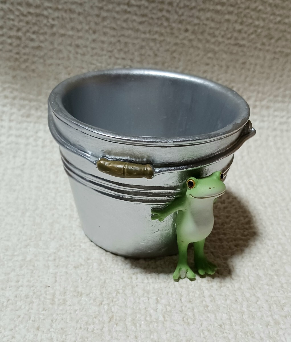 copeau【カエルとバケツの小物入れ】※難有り コポー 箱有り 未使用/かえる 蛙 コレクション 置物 雑貨 小物 インテリア/送料390円から可能拍卖