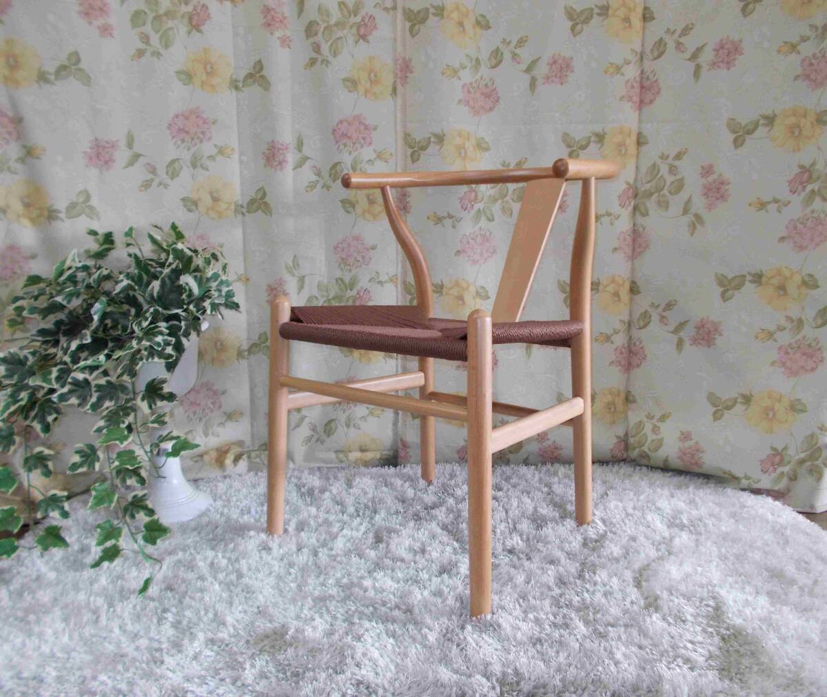 ダイニングチェア 1脚 ペーパーコード ビーチ材無垢フレーム 軽い 食堂椅子 食卓椅子 北欧 シンプル スマート おしゃれ NA 拍卖