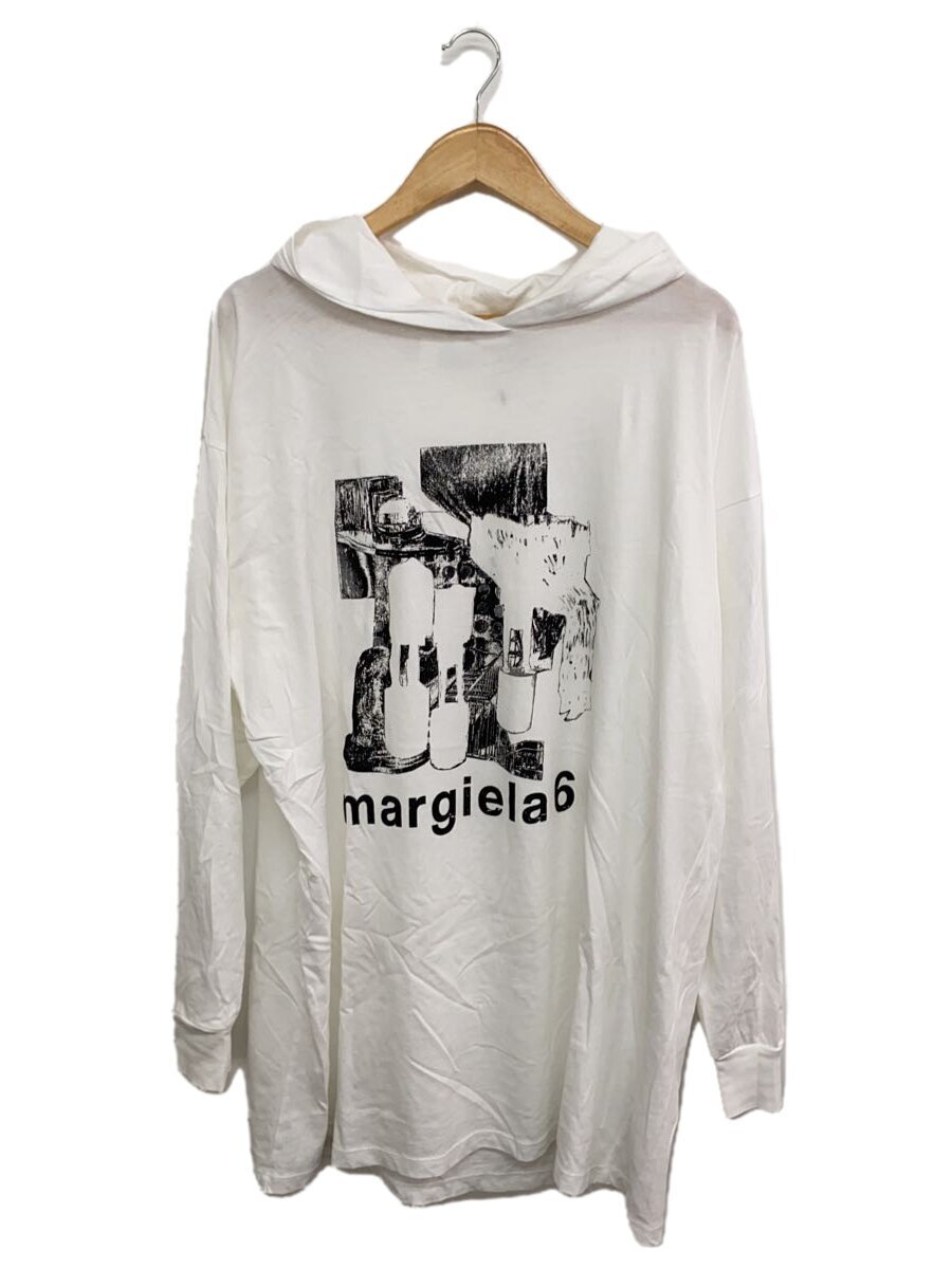 MM6◆パーカー/S/コットン/WHT/S52CT0558/Hooded oversize dress拍卖