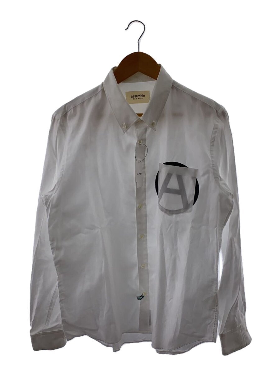 ASSEMBLE a.k.a. affa◆長袖シャツ/M/コットン/WHT/AFV4401-1拍卖