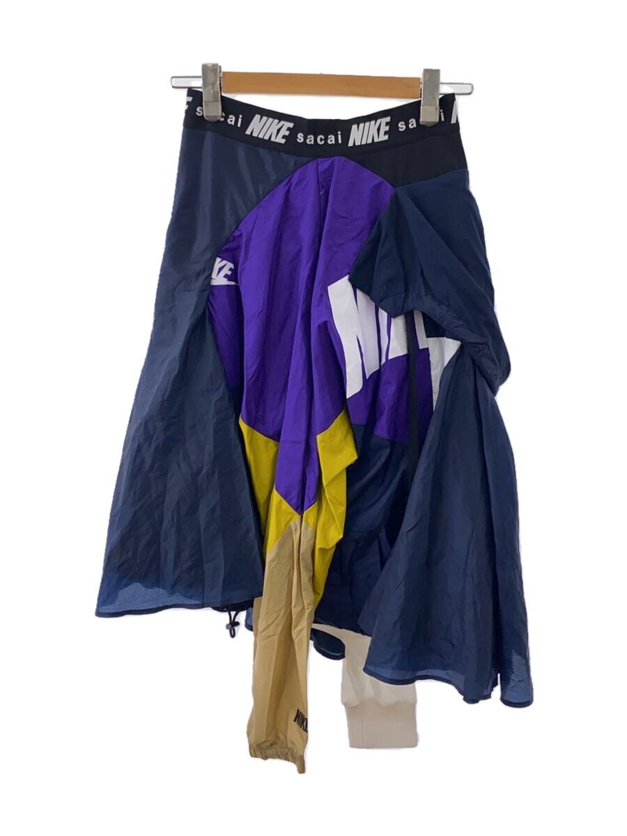 NIKE◆× sacai/19AW/再構築スカート/S/ナイロン/マルチカラー/CD6299-011拍卖