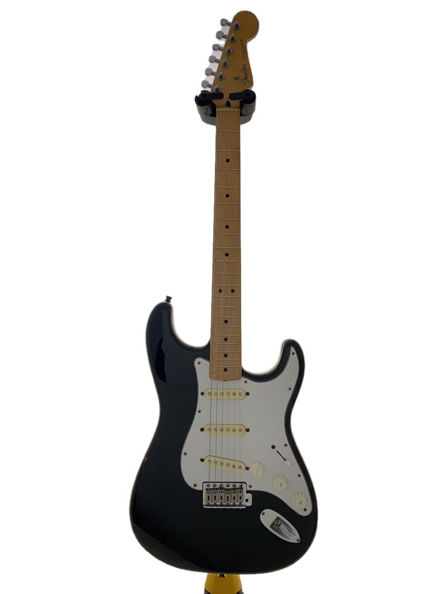 Fender Japan◆ST-STD/2007~2008/BLK/エレキギター/ストラトタイプ/黒系/SSS/シンクロタイプ拍卖