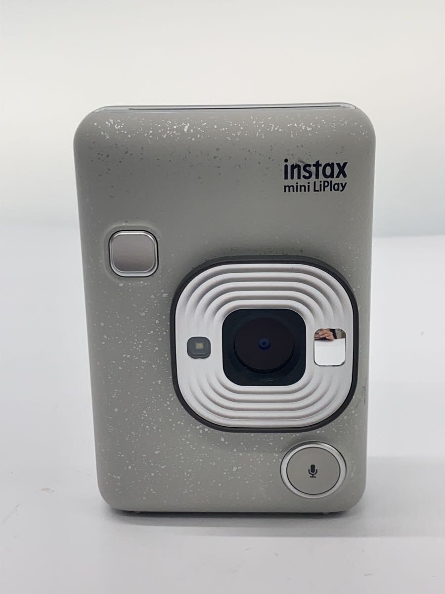 FUJIFILM◆コンパクトデジタルカメラ instax mini INSTAX MINI LIPLAY STONE WHITE拍卖
