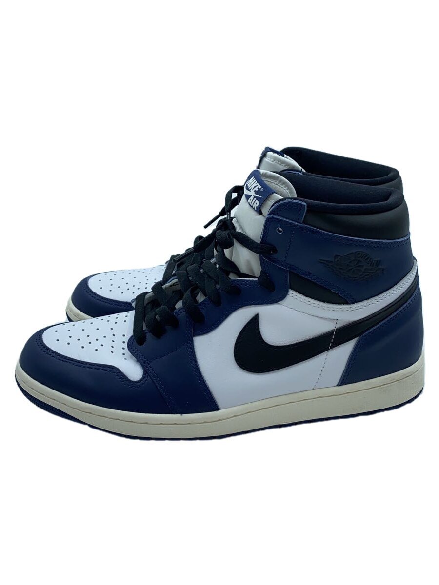 NIKE◆AIR JORDAN 1 RETRO HIGH OG_エア ジョーダン 1 HIGH OG/30cm/NVY拍卖