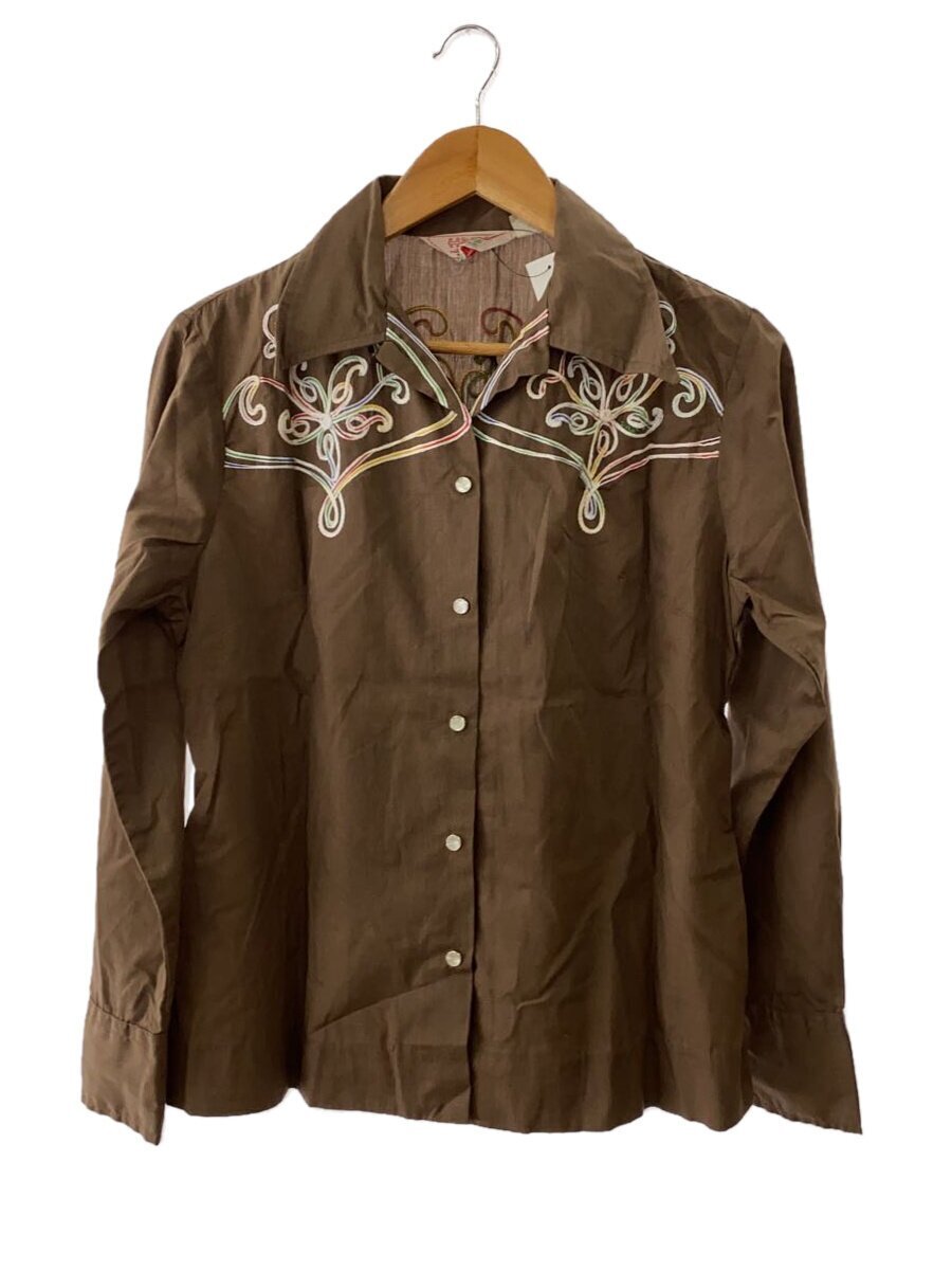 H BAR C◆オックスフォードウェスタンシャツ/長袖シャツ/ブラウン拍卖