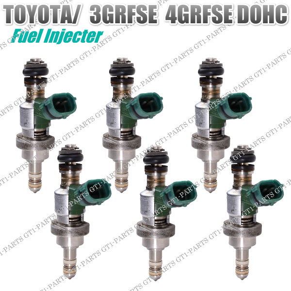トヨタ クラウン/マジェスタ GRS180 GRS182(燃料インジェクター フューエルインジェクター)3GRFSE 4GRFSE 6本セット拍卖