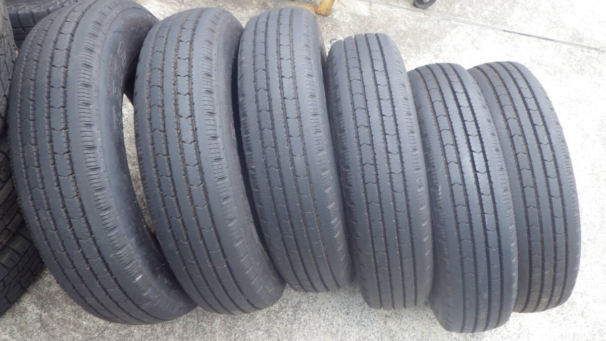 175/75 R15 ブリヂストン R202 2021年製 バリ山 6本セット Wキャブ ダイナ トヨエース デュトロ など拍卖