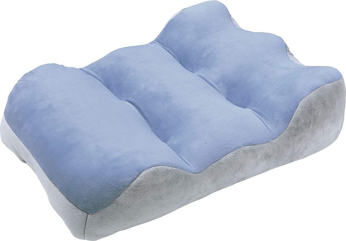 【即納】のびのび腰痛対策 脚クッション スモーキーブルー 足 脚 クッション 腰 腰痛 寝返り ベロア スッキリ むくみ 足高 フットピロー拍卖