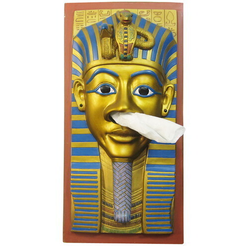 【即納】おもしろティッシュケース フェイス ツタンカーメン RH-345 ティッシュ入れ インテリア ボックスティッシュ エジプト拍卖