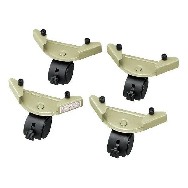 【即納】移動がらくらく ファンヒーターキャリー アイボリー コジット ストッパー付 4個 移動 可動 キャスター拍卖