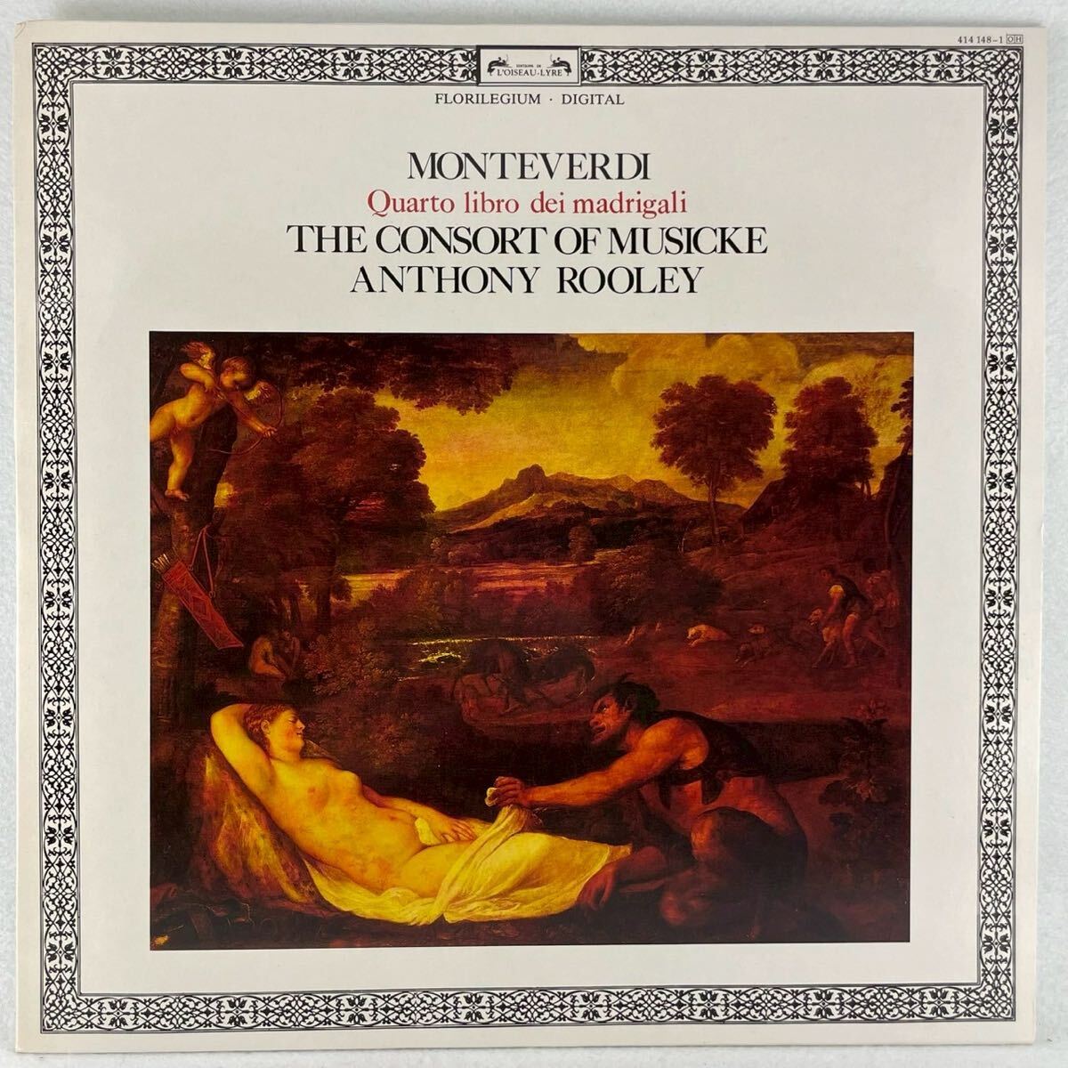 蘭盤/アントニールーリー&コンソートオブミュージックのモンテヴェルディ:マドリガーレ集/'86/リーフレット付き/D22拍卖