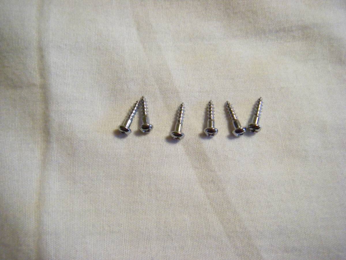 GOTOH・ゴトー・ロトマチックタイプ用 ビス・クローム・6本セット・新品拍卖