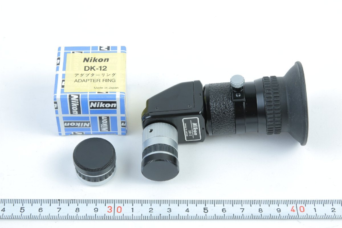 ※ 純正品 Nikon ニコン angle finder アングルファインダー DR-3 アイピースアダプターリング DK-12 DK-13 Nikon F3他用 箱付 d1450拍卖