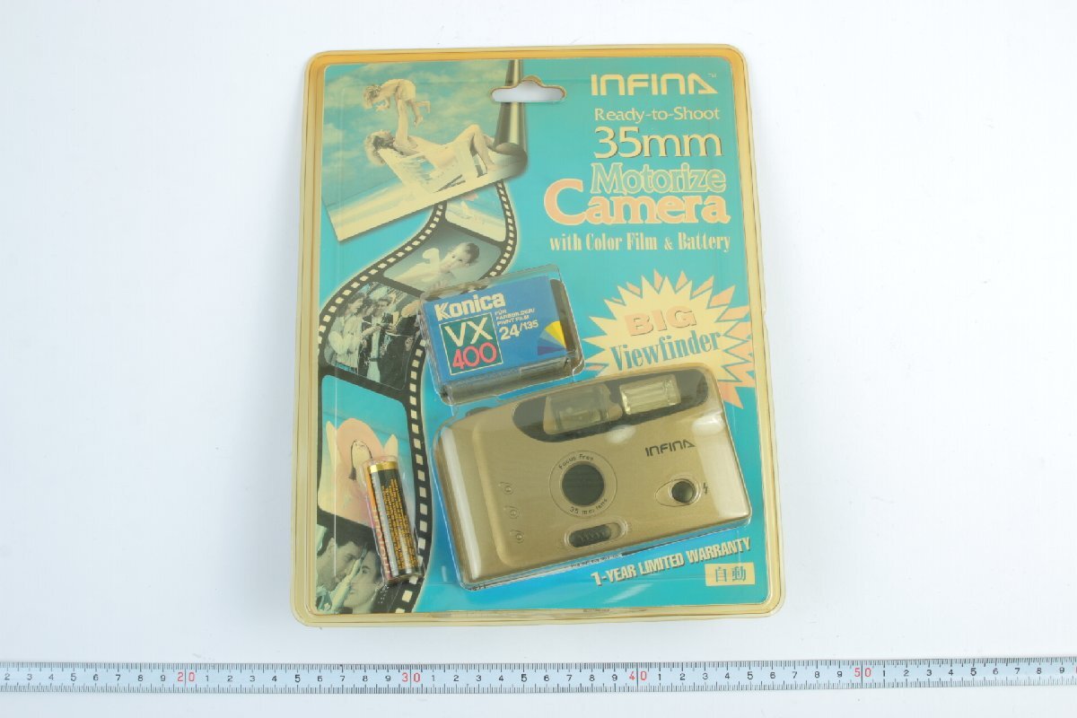 ※ 新品未開封 INFINA コンパクトカメラ 35mm フィルム付 Konica コニカ VX 400 M51FK 韓国 d1440L2拍卖
